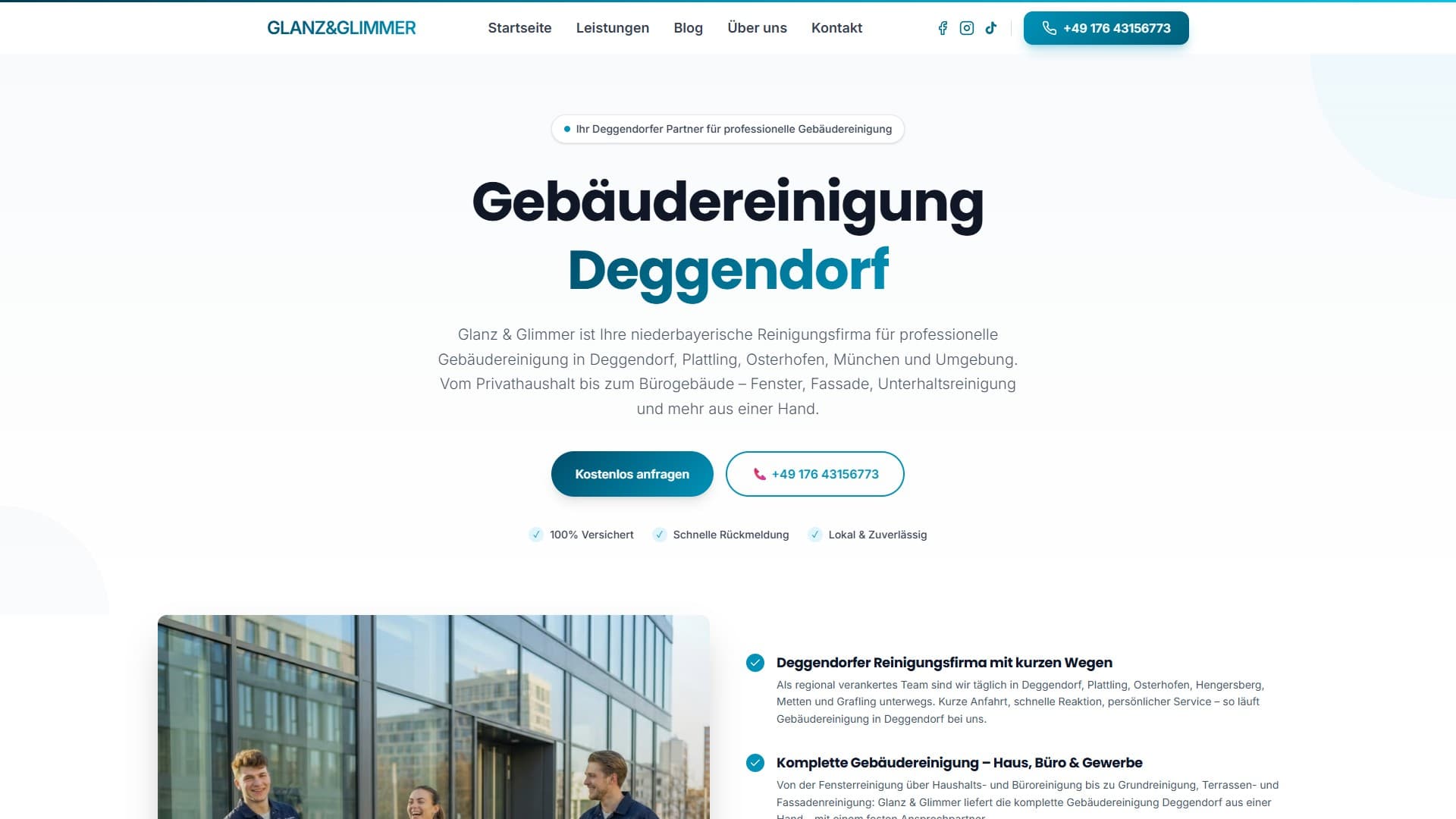Website-Referenz: Glanz & Glimmer (glanz-glimmer.de)